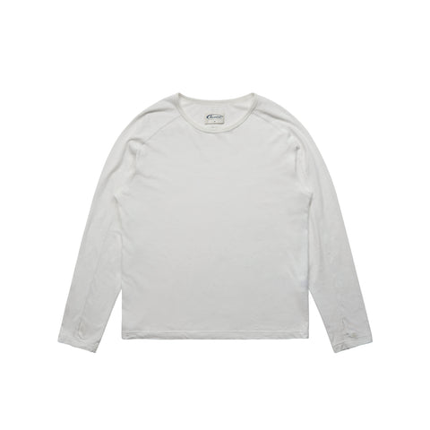 Japanese Vintage Loom Slub Cotton Long-Sleeve T-Shirt