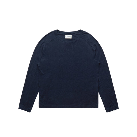 Japanese Vintage Loom Slub Cotton Long-Sleeve T-Shirt