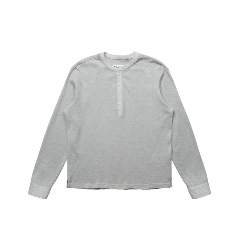 Vintage Long-Sleeve Henley T-Shirt