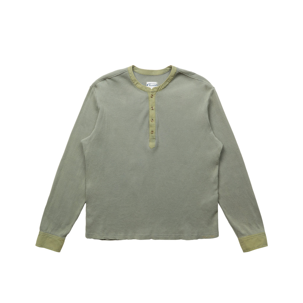 Vintage Long-Sleeve Henley T-Shirt