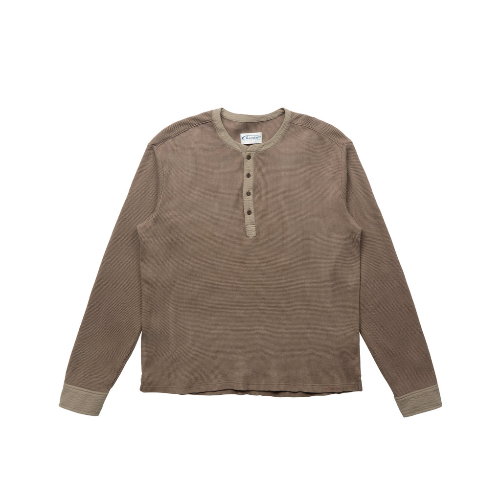 Vintage Long-Sleeve Henley T-Shirt