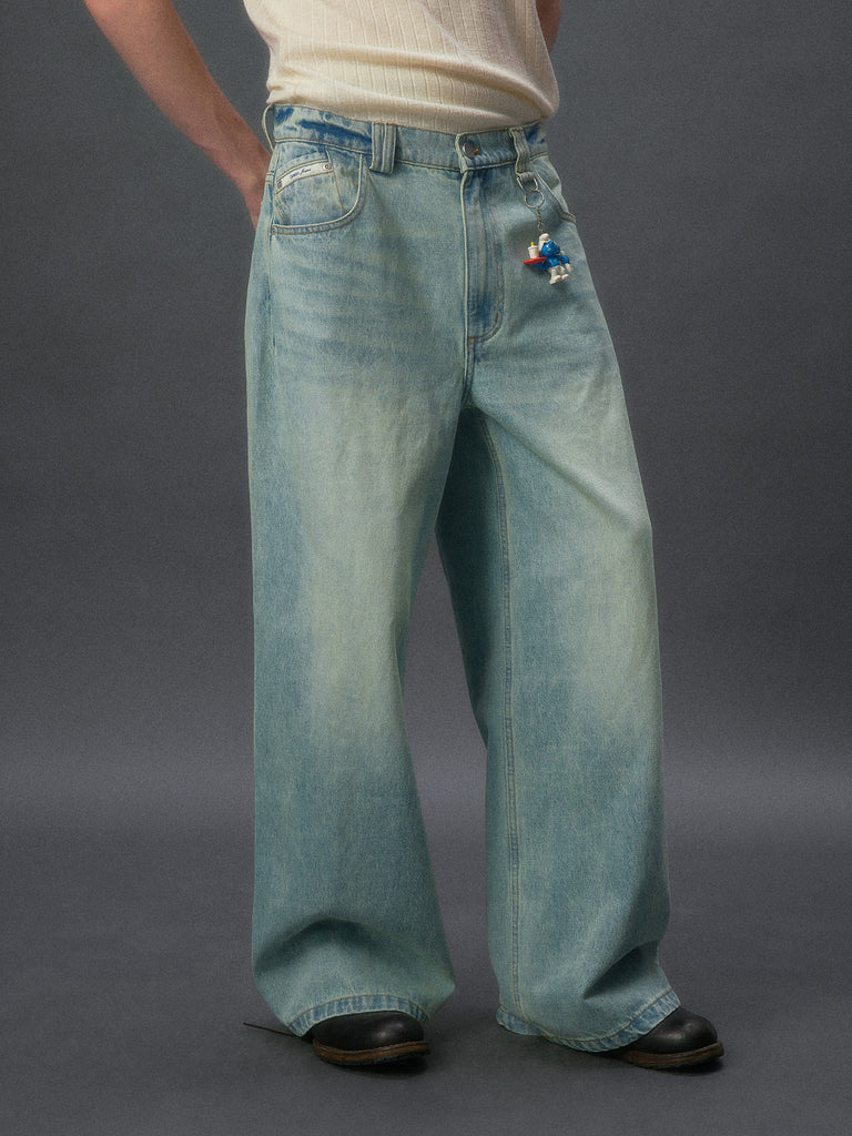 Ultra-Baggy Wide-Leg Jeans