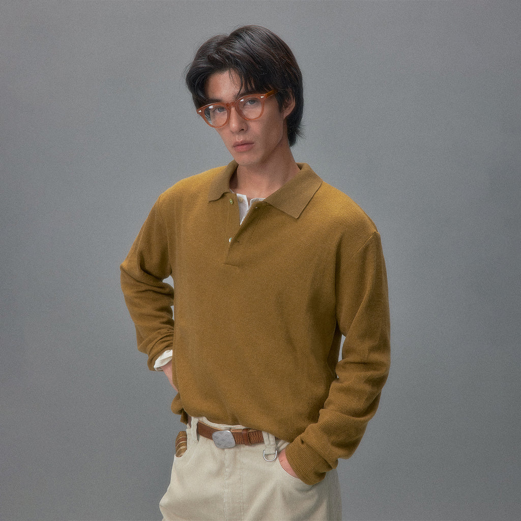 Showa Railway Soft Brushed Ribbed Polo