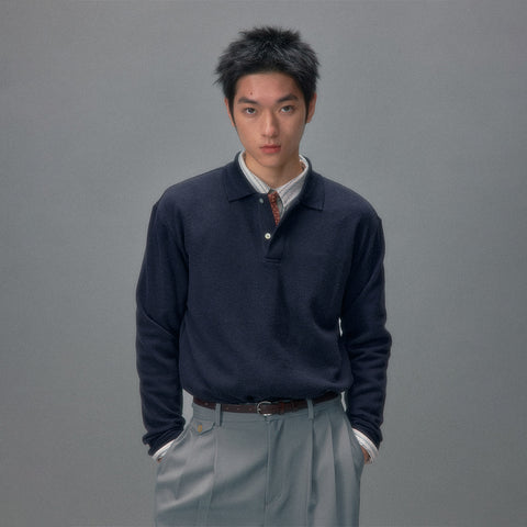 Showa Railway Soft Brushed Ribbed Polo