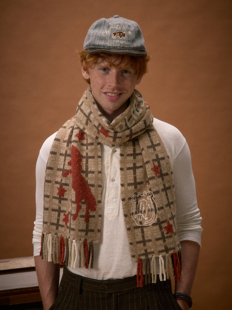 "Chemist's Ranch" Plaid Scarf