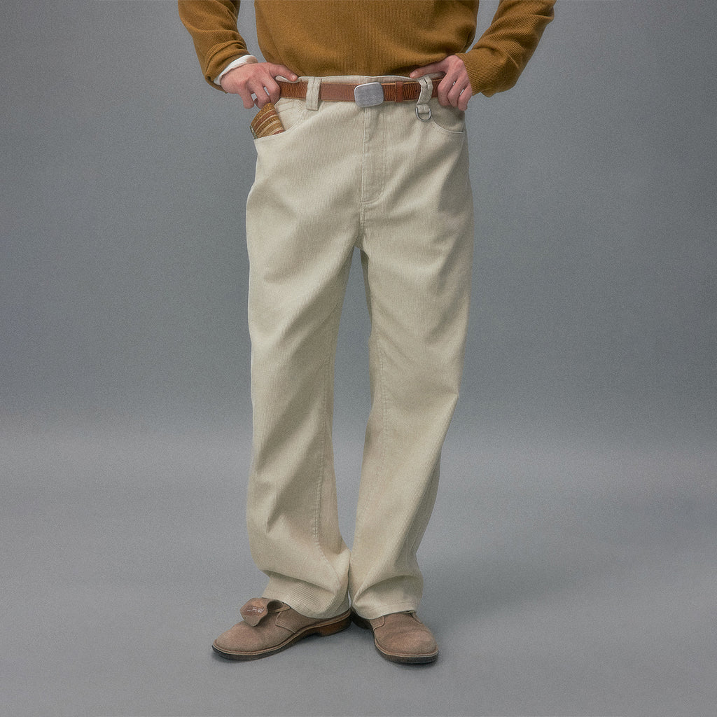 Showa Slim Straight Faded Corduroy Pants