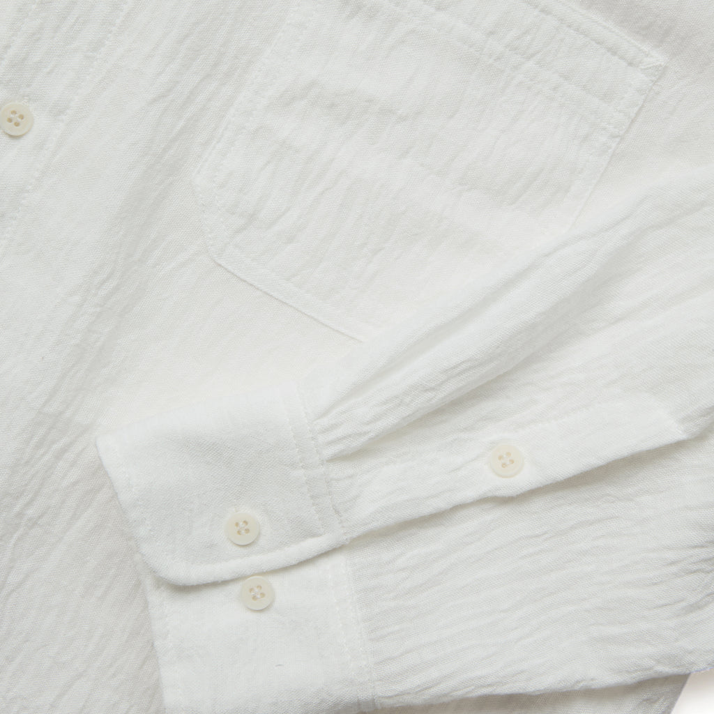 Yutaka Takenouchi's Summer Crinkle-Texture Shirt