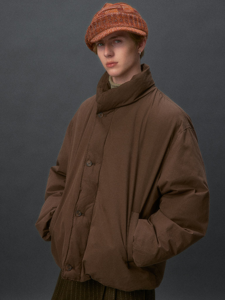 Washed Puffer Jacket