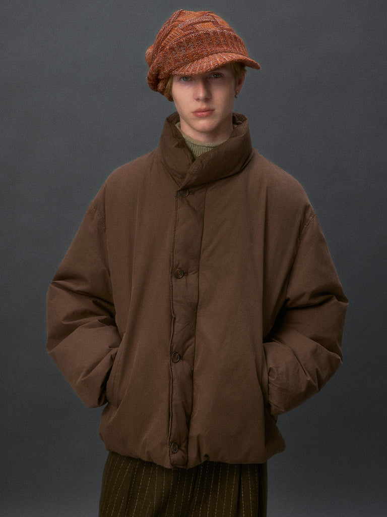 Washed Puffer Jacket
