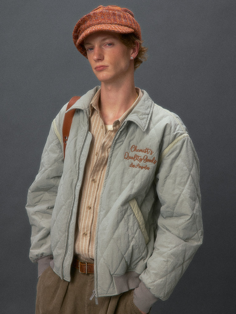 "Chemist Quality Goods" Cotton Quilted Jacket