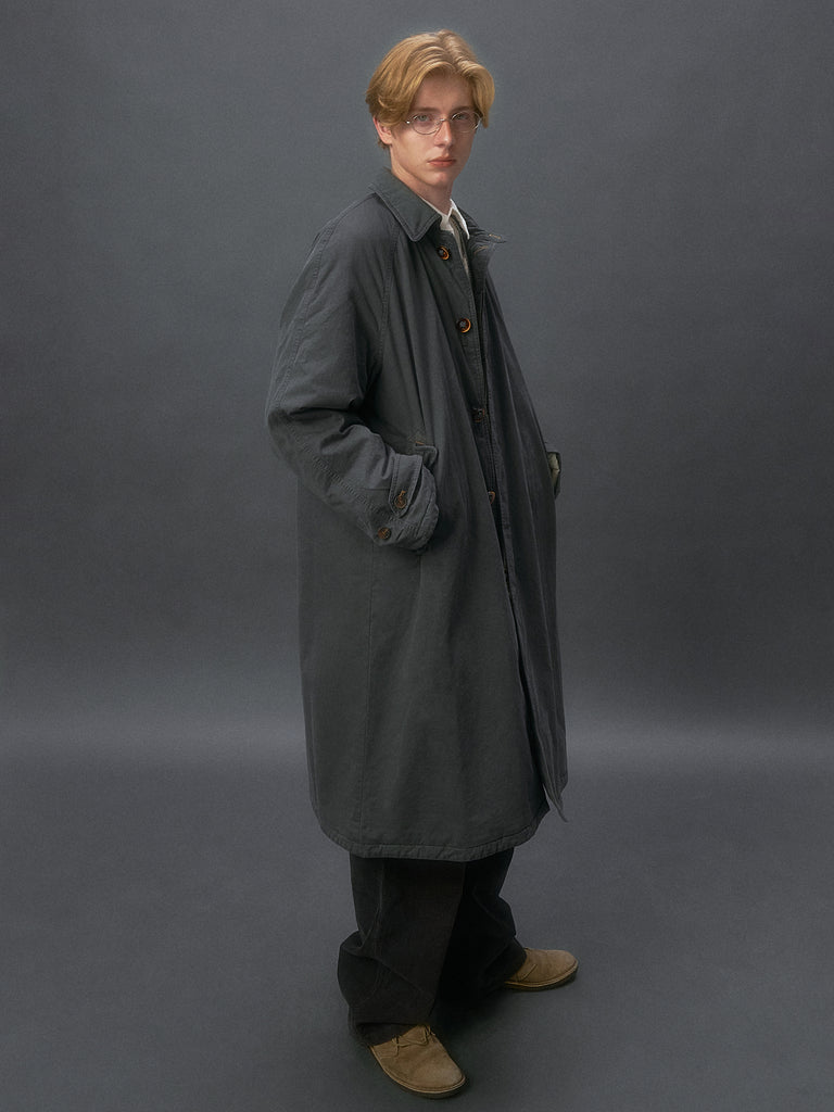 Scholar's Padded Trench Coat