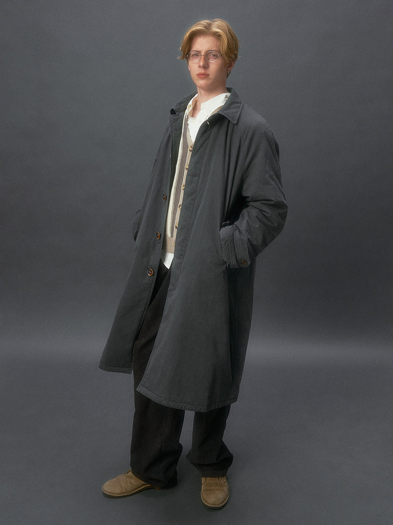 Scholar's Padded Trench Coat