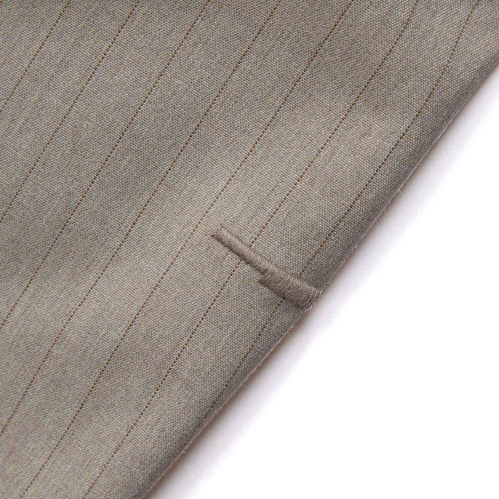 Pitt’s Vintage Striped Straight-Leg Trousers