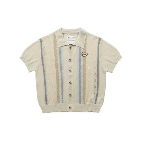 Showa Argyle Knit Cardigan