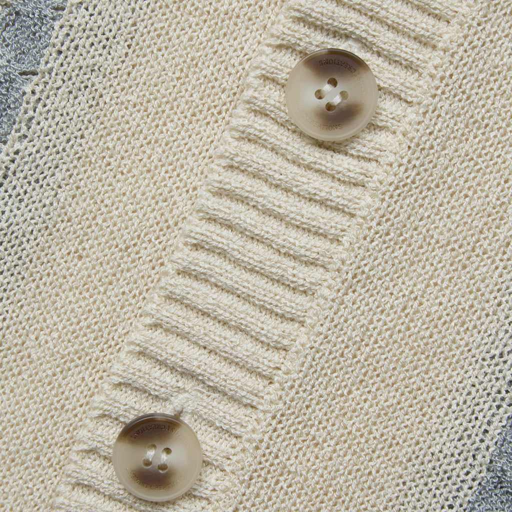 Showa Argyle Knit Cardigan