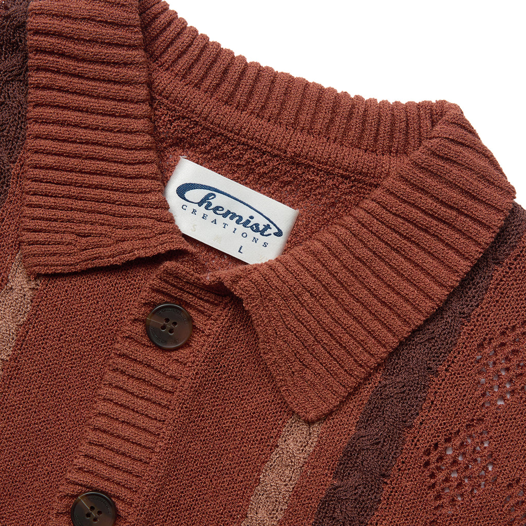 Showa Argyle Knit Cardigan