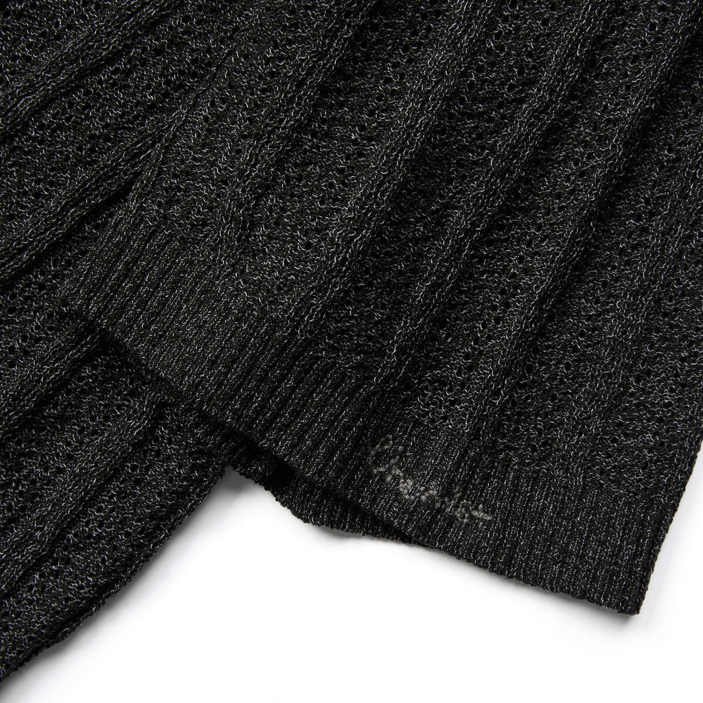 Takuya's Striped Knit Polo