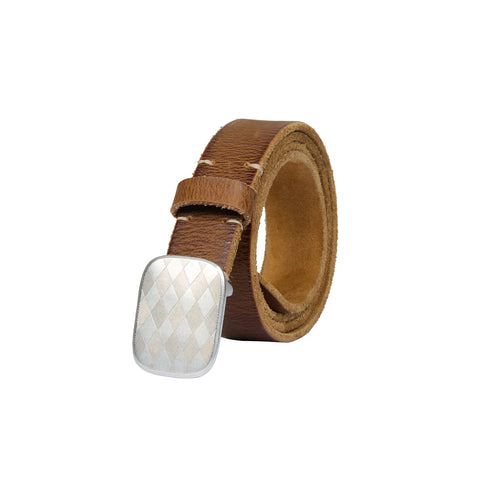 Showa Argyle Plate Buckle Belt