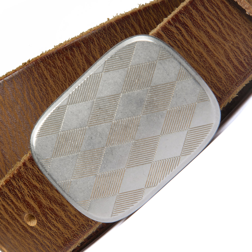 Showa Argyle Plate Buckle Belt