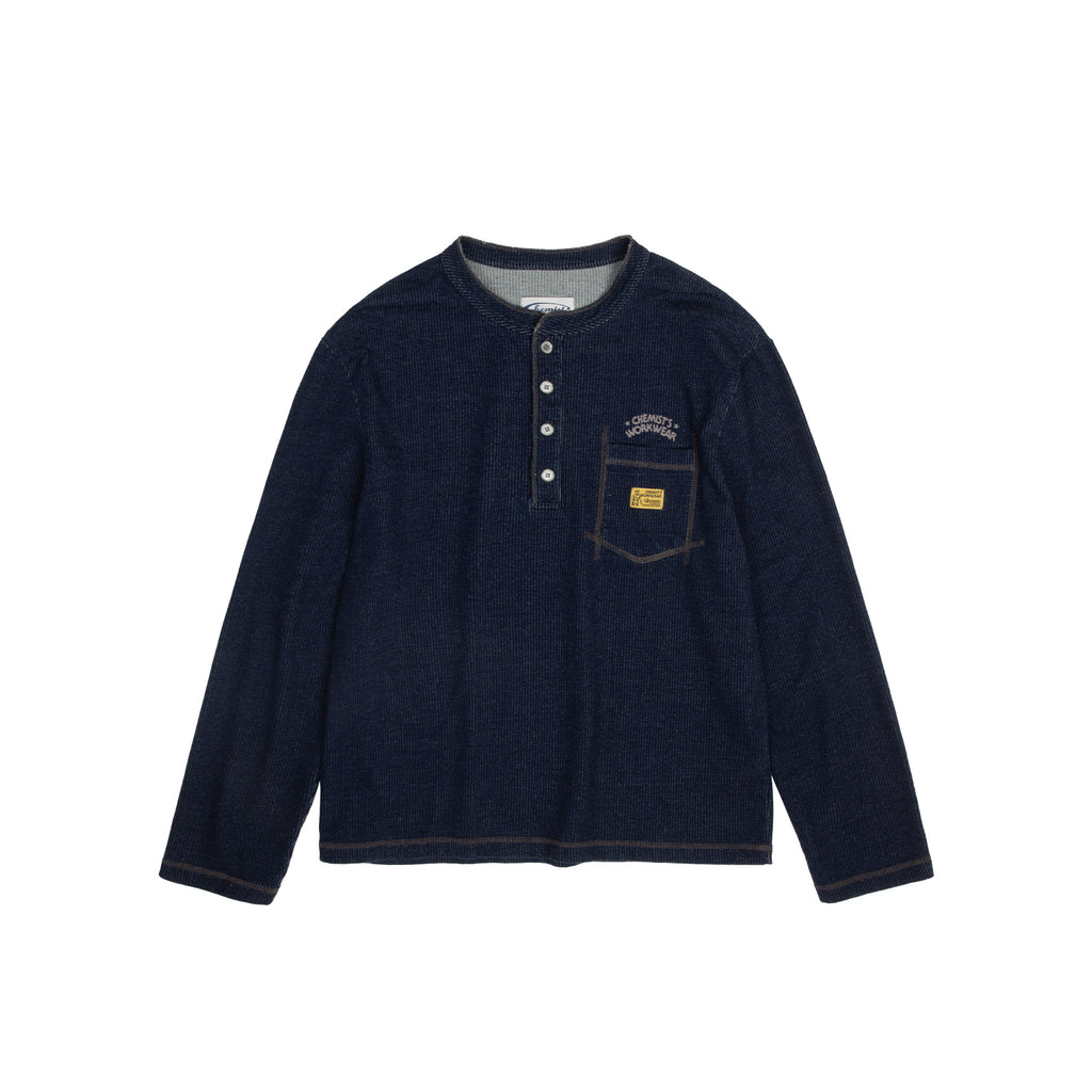 "Chemist‘s Workwear" Henley Long-Sleeve T-Shirt