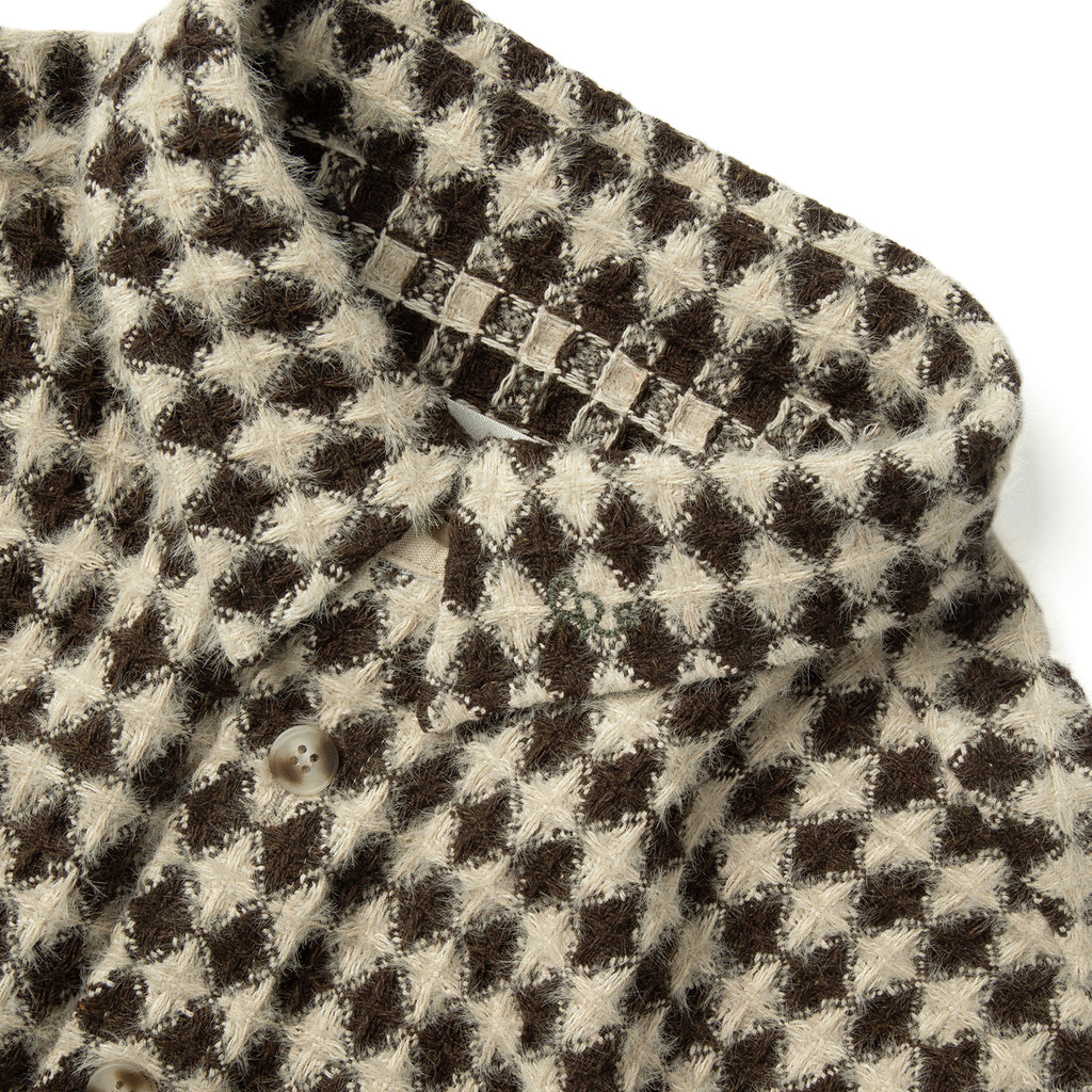 "Chemist's Ranch" Appliqué Textured Woven Shirt