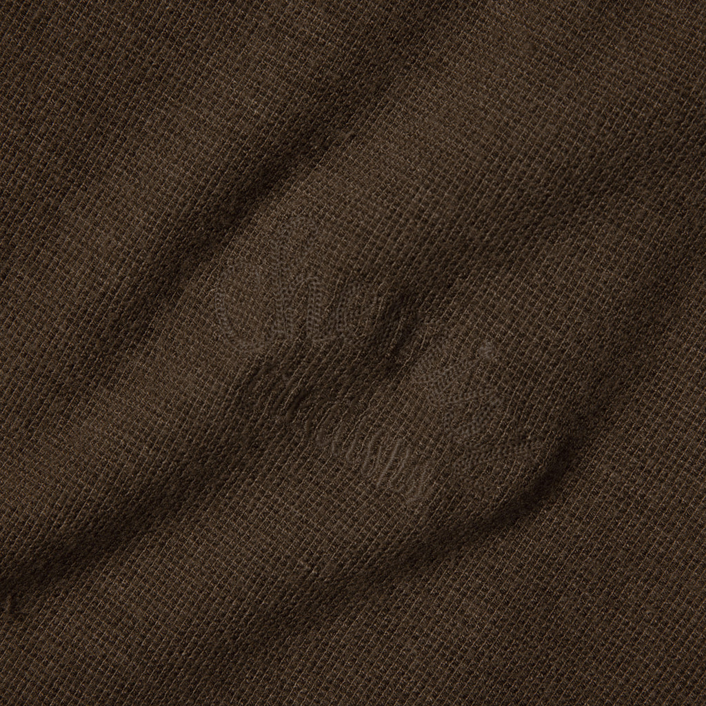 Waffle-Knit Turtleneck Long-Sleeves