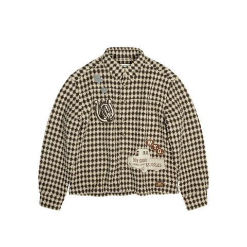 "Chemist's Ranch" Appliqué Textured Woven Shirt
