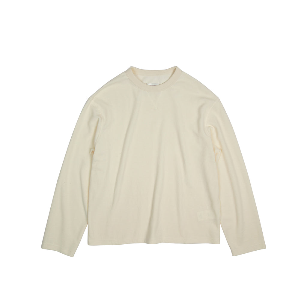 Waffle-Knit Long-Sleeve Shirt