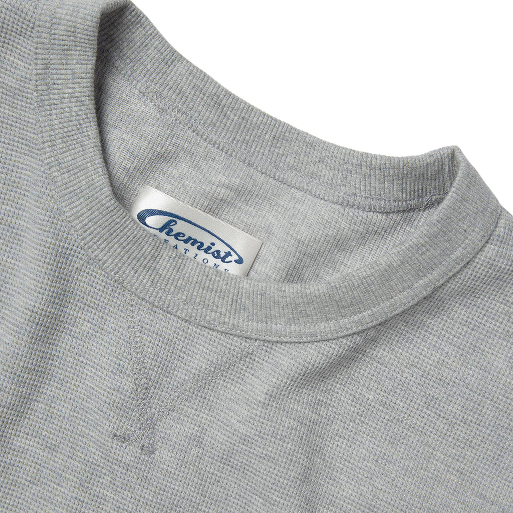 Waffle-Knit Long-Sleeve Shirt