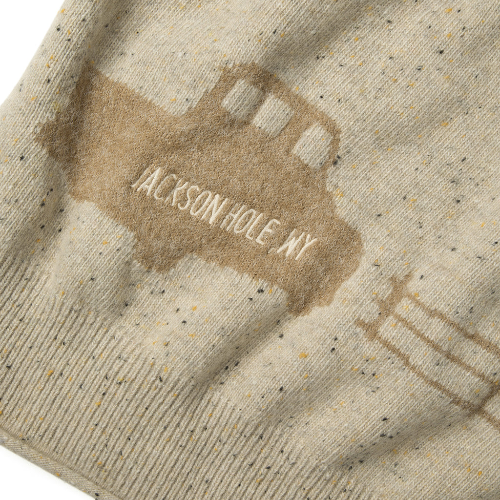 "Chemist's Ranch" Mock-Neck Sweater