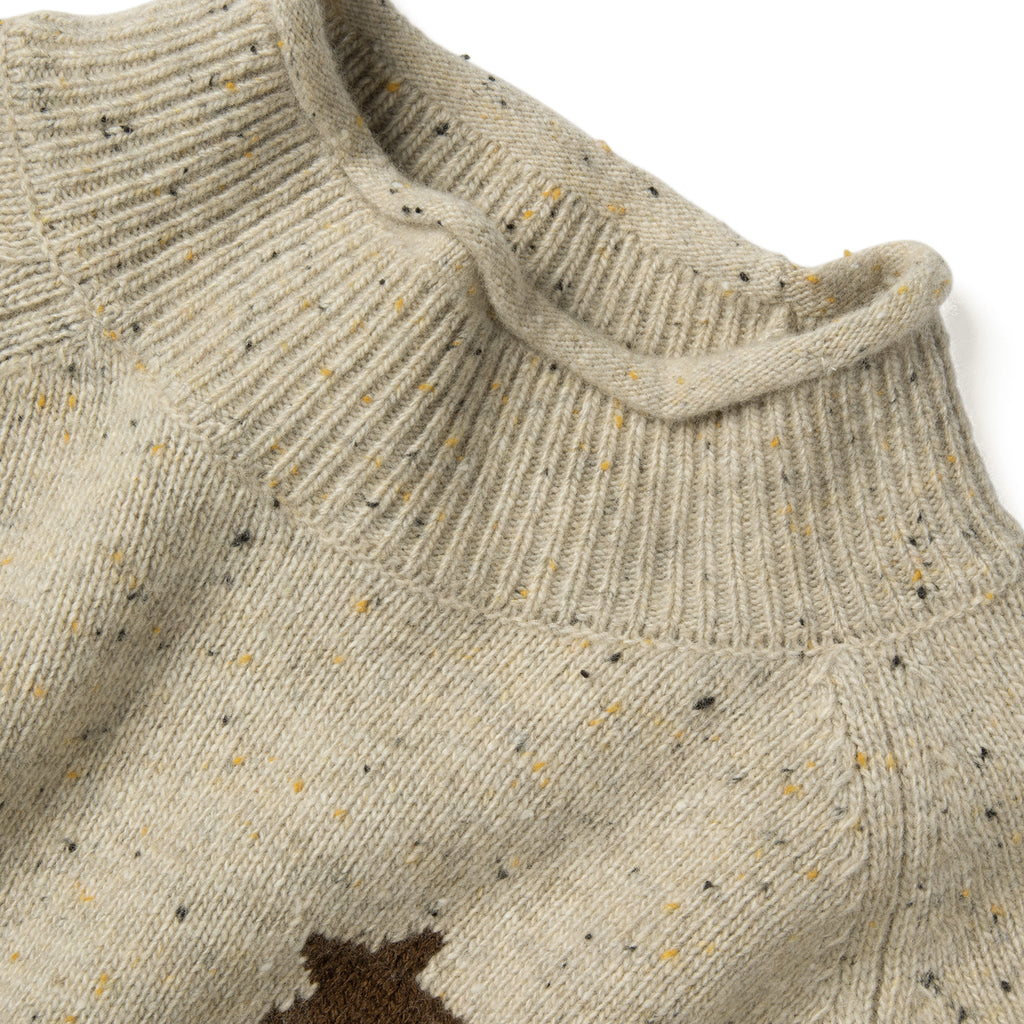 "Chemist's Ranch" Mock-Neck Sweater
