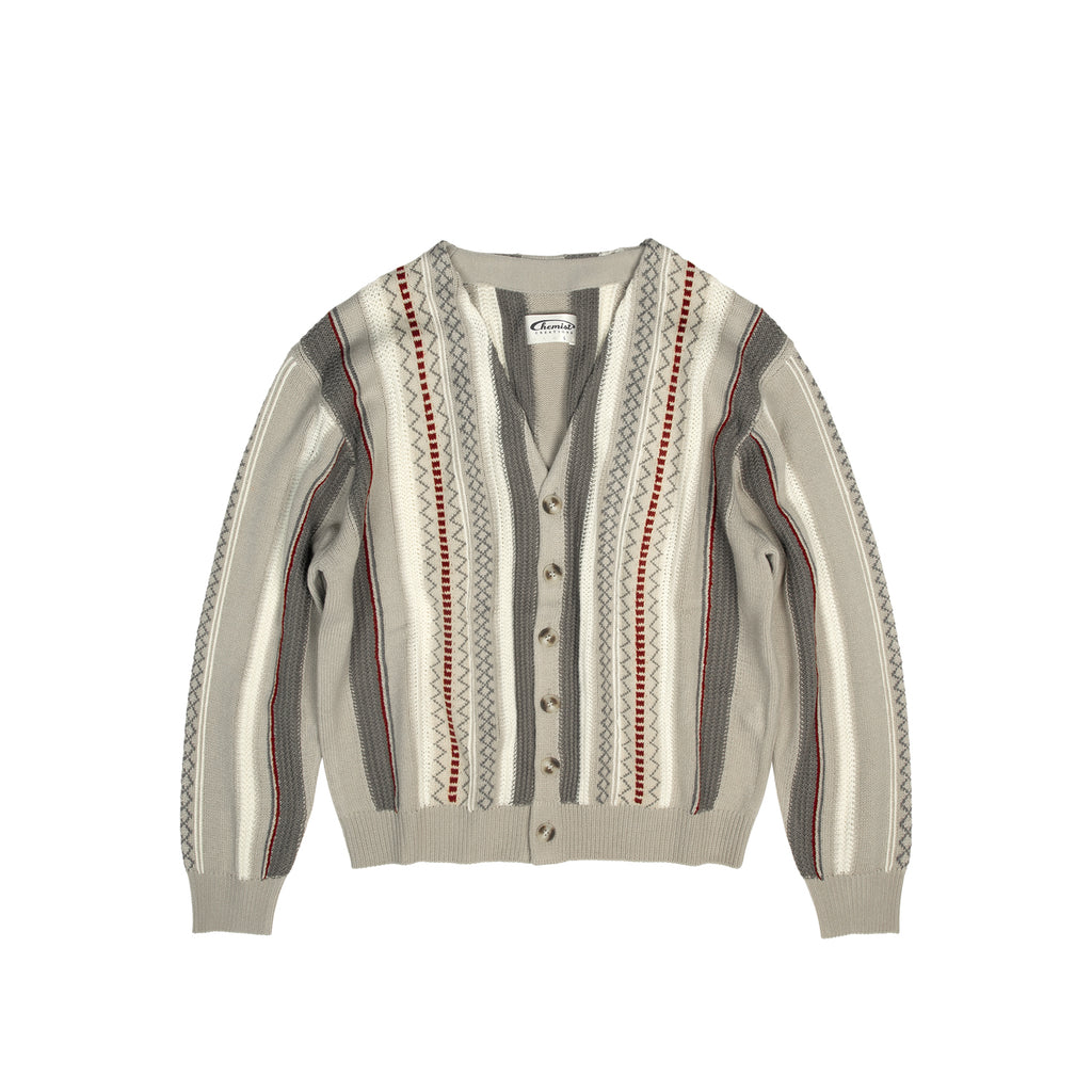 Dad's Striped Knit Cardigan