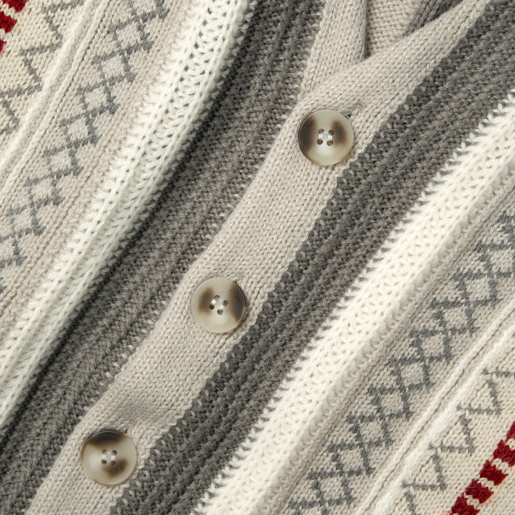 Dad's Striped Knit Cardigan