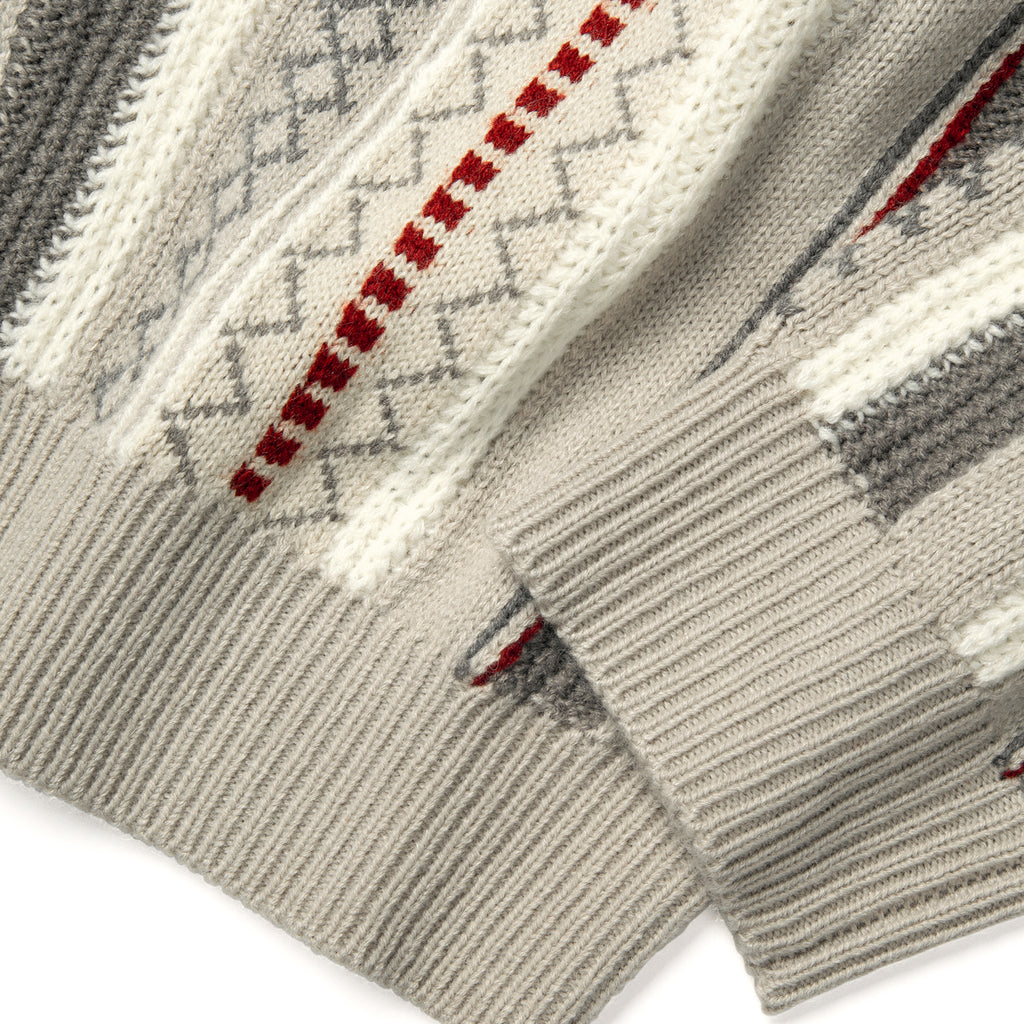 Dad's Striped Knit Cardigan