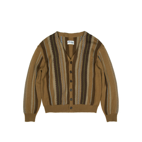 Dad's Striped Knit Cardigan