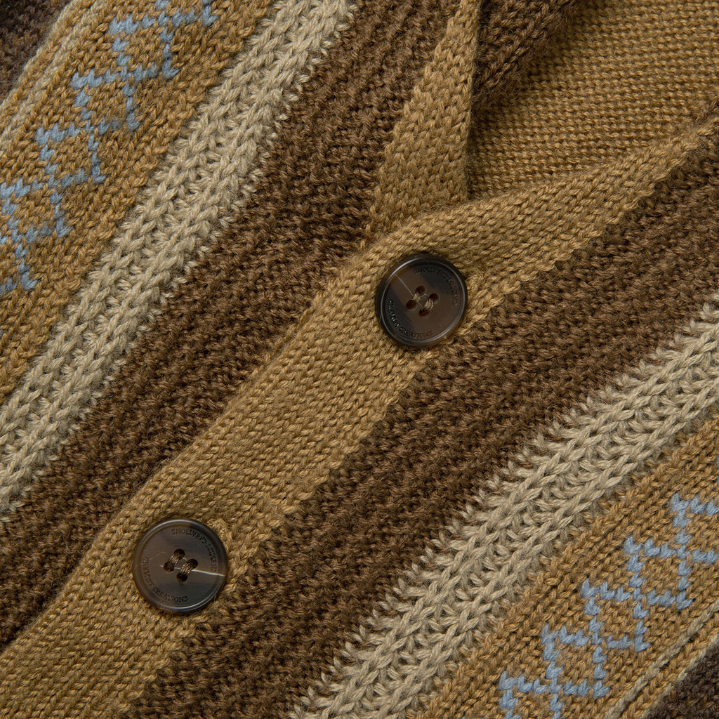 Dad's Striped Knit Cardigan