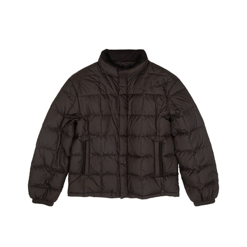 Basic Short-Cut Checkered Down Jacket