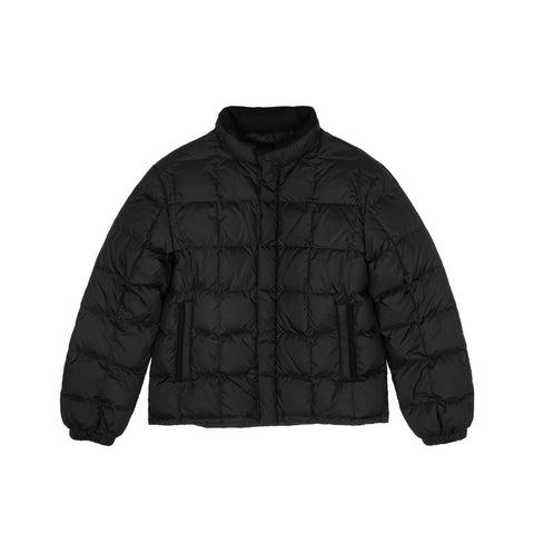 Basic Short-Cut Checkered Down Jacket