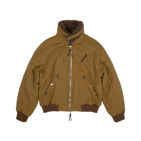 Sherling Collar Aviator Jacket