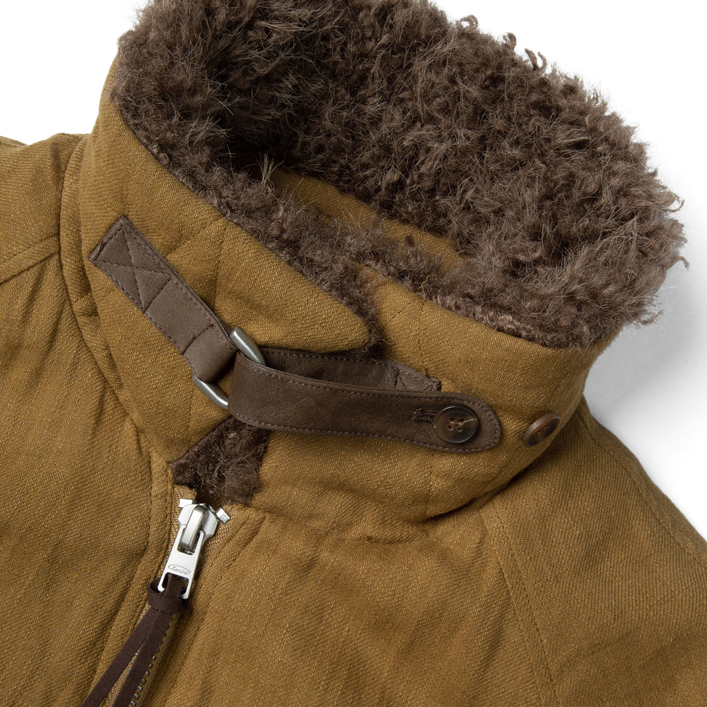 Sherling Collar Aviator Jacket