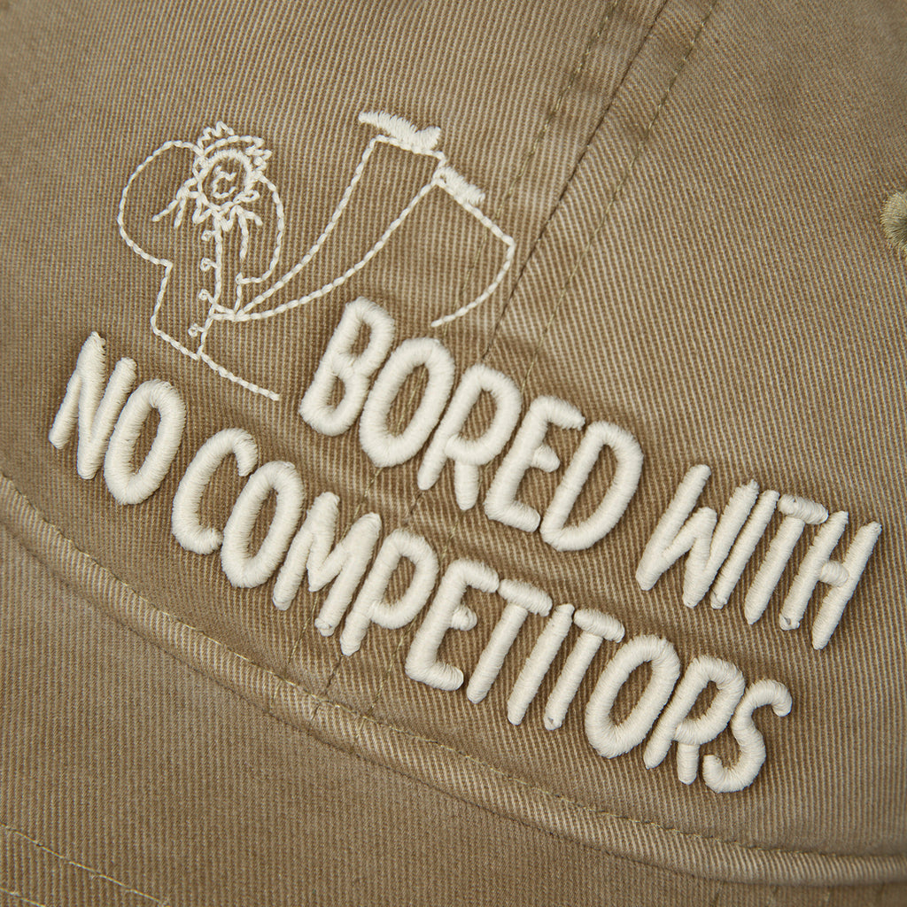"Bored with No Competitors" Cap