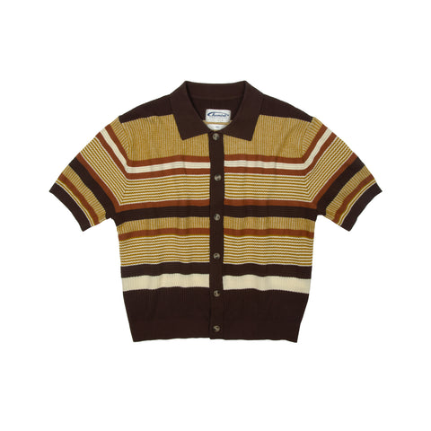 S1_BWN/YLW_KNITPOLO
