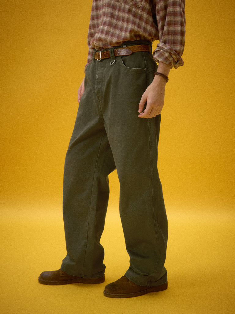 "Chemist‘s Workwear" Straight-Leg Work Pants