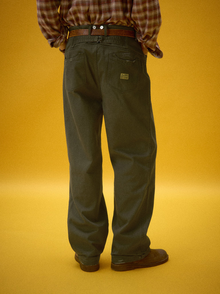 "Chemist‘s Workwear" Straight-Leg Work Pants