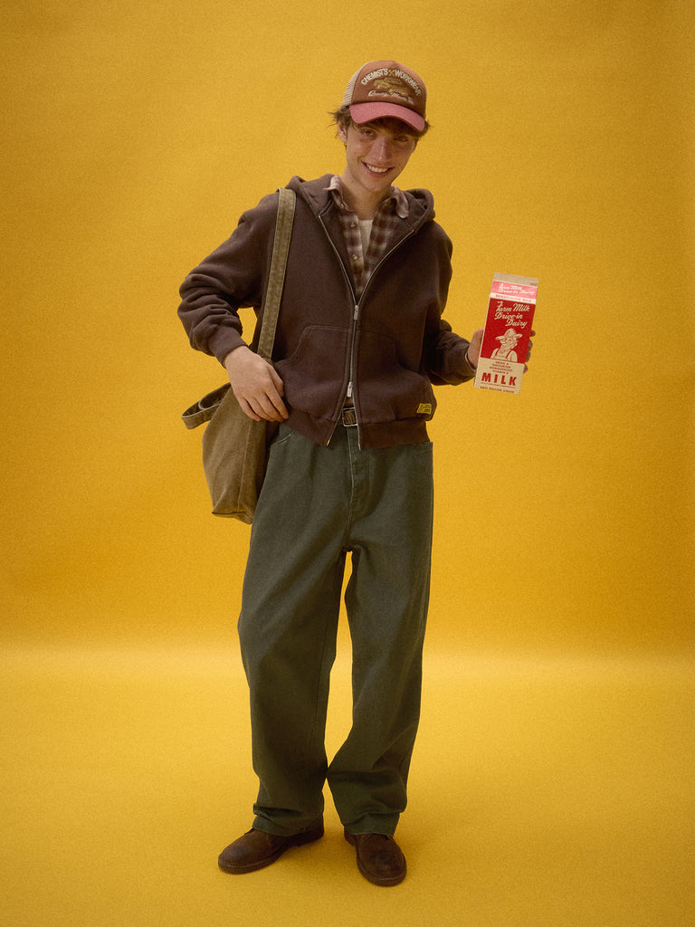 "Chemist‘s Workwear" Straight-Leg Work Pants