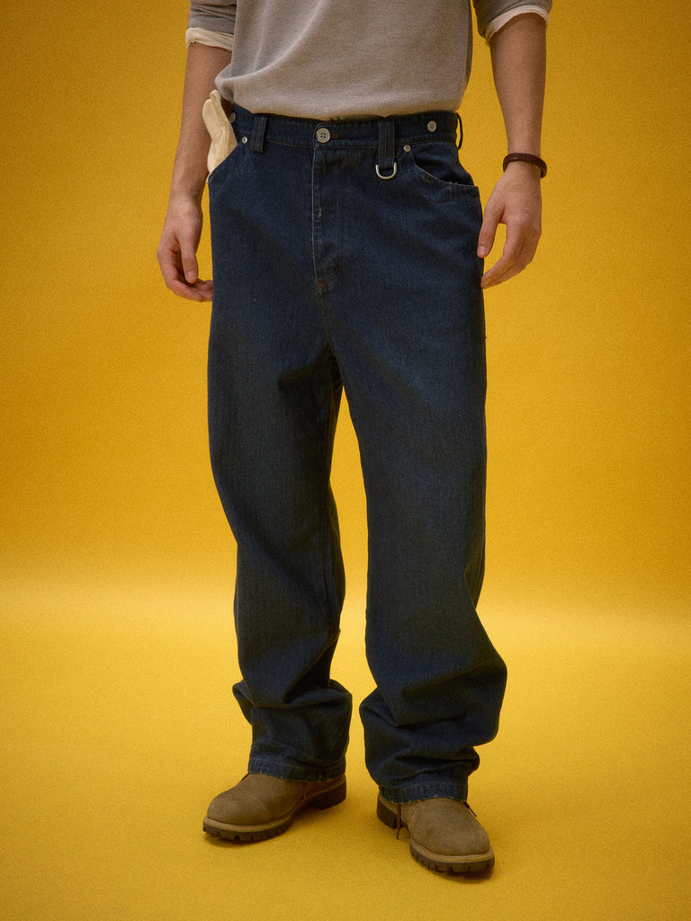 "Chemist‘s Workwear" Straight-Leg Work Pants