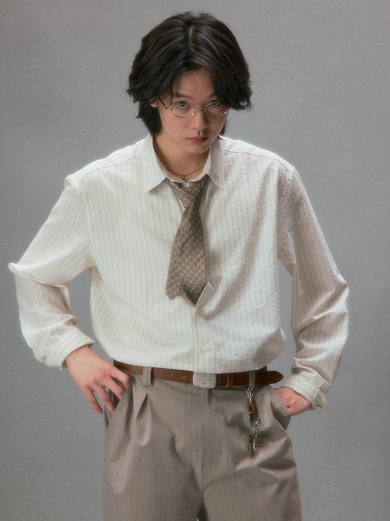Joe Odagiri‘s Textured Weave Shirt