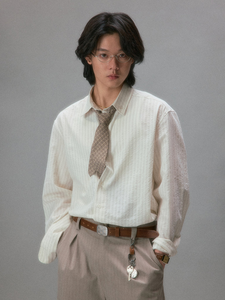 Joe Odagiri‘s Textured Weave Shirt