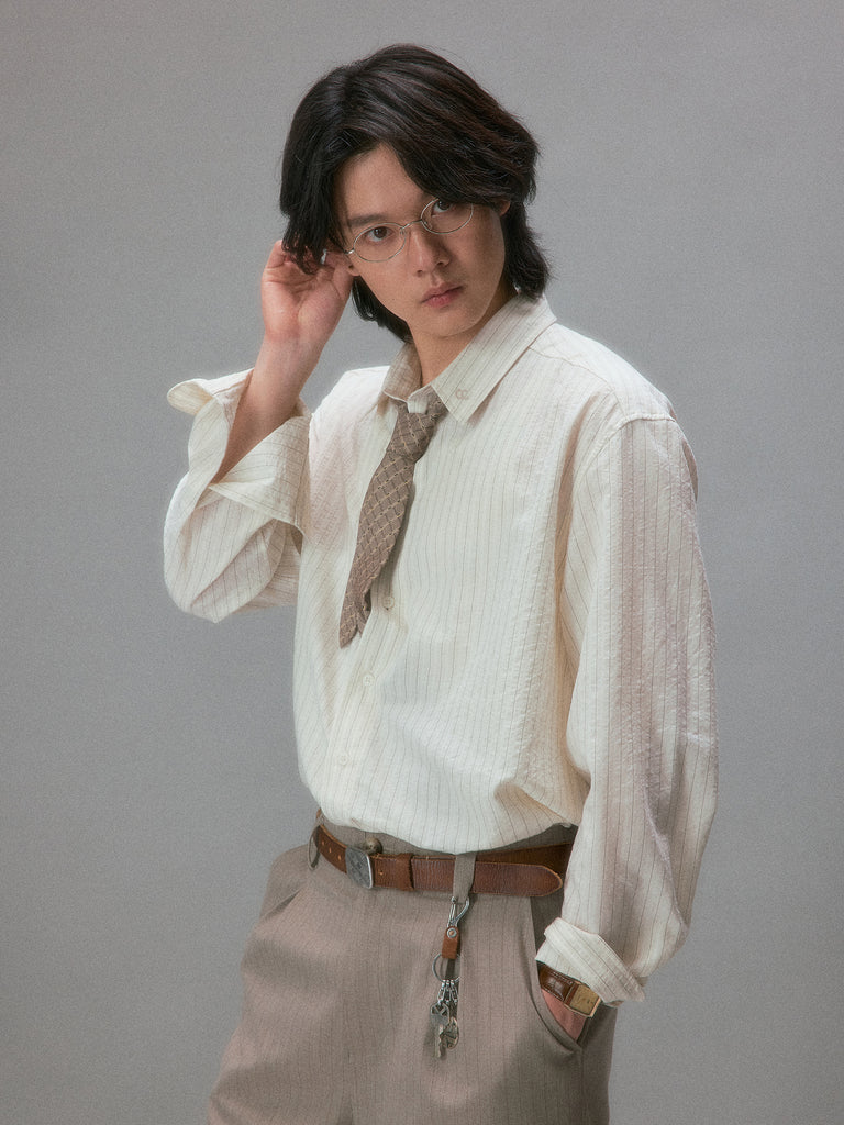 Joe Odagiri‘s Textured Weave Shirt