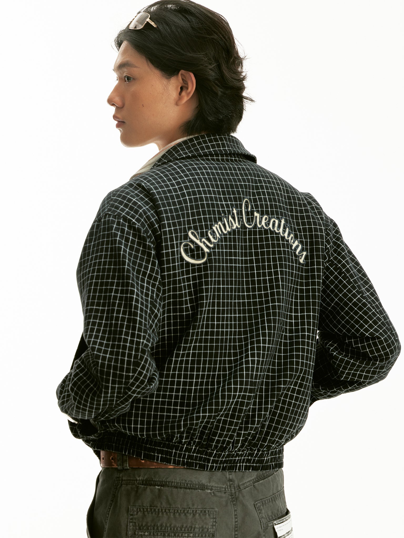 Checkered Harrington Jacket - Chemist Creations